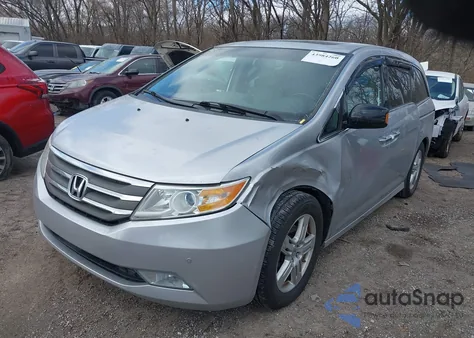 2011 Honda Odyssey Touring/Touring Elite from USA, damaged, VIN 5FNRL5H91BB078368